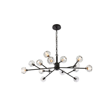 All Copper Crystal Chandelier